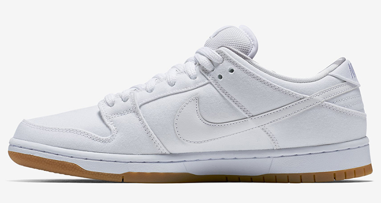 nike sb dunks white gum