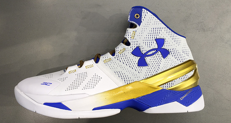 under armour curry 2 kids white