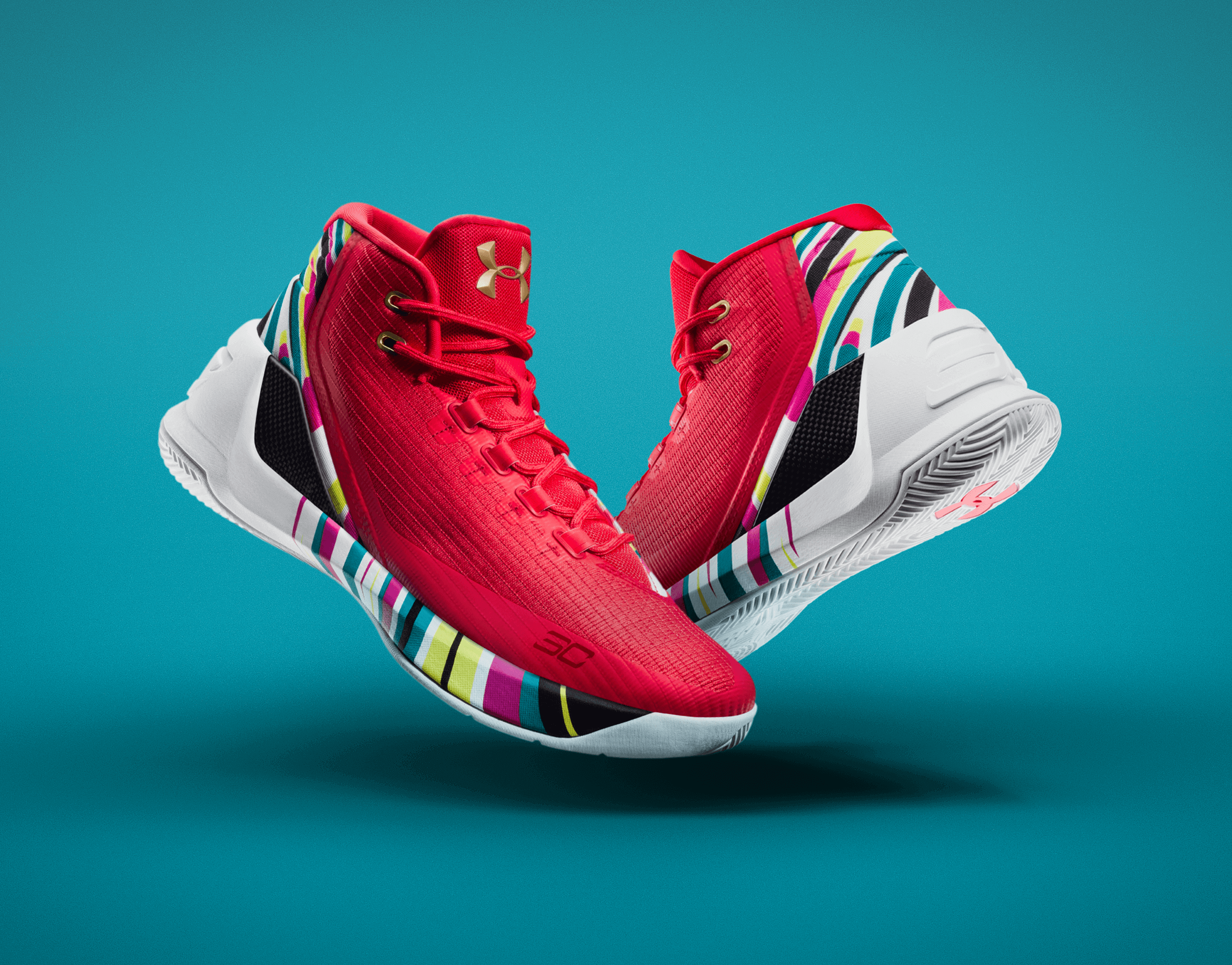 Men's Athletic Basketball Sneaker Curry 2 Multi Color Shiekh Shoes