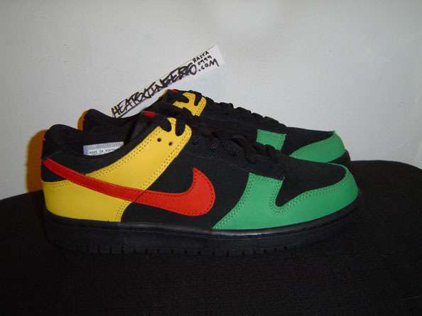 nike rasta dunk lows