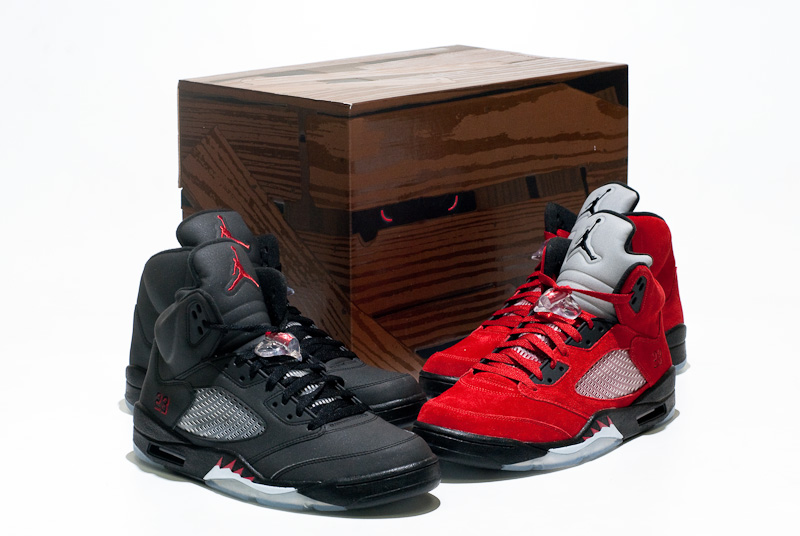 Air Jordan grey 5 "Toro Bravo" Pack