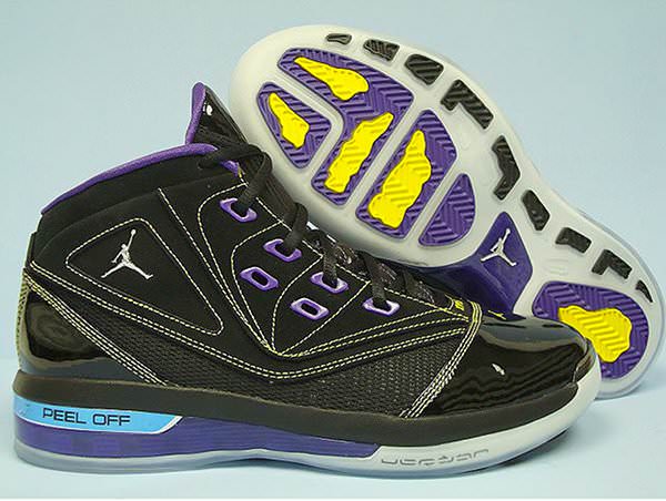 Air Jordan 16.5 - Black/Varsity Maize-Varsity Purple