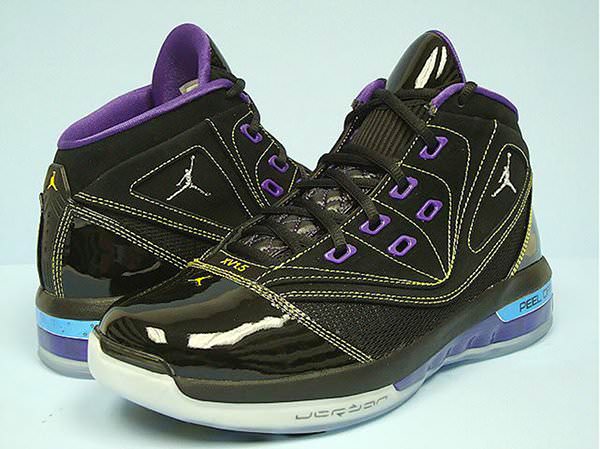 Air Jordan 16.5 - Black/Varsity Maize-Varsity Purple