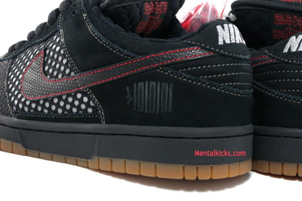 Nike SB Dunk Low Black/3M Sample