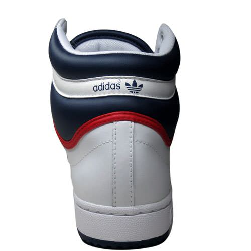 adidas Top Ten Hi White/Navy Blue