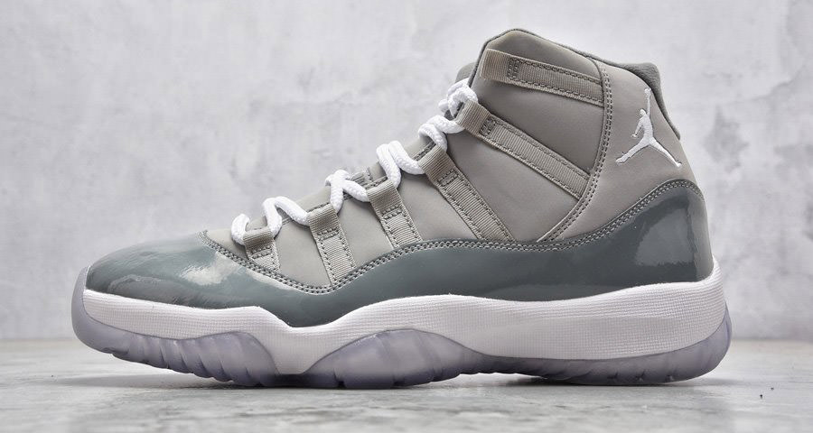 jordan 11 grey and white