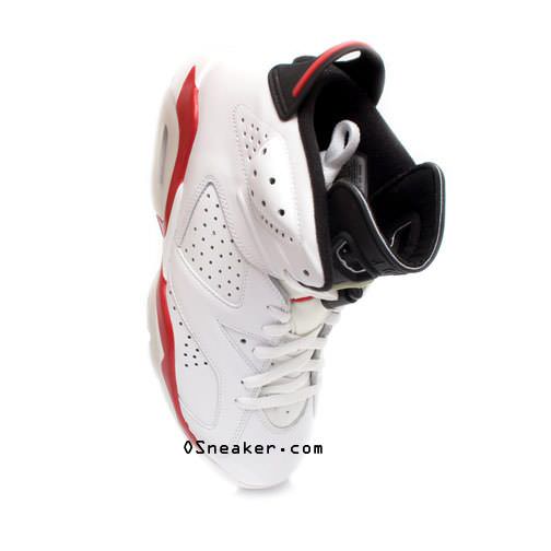 Air Jordan 6 White/Varsity Red 