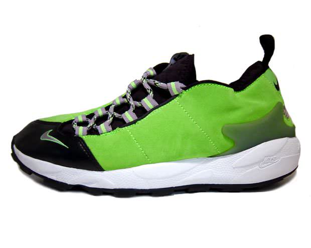 Nike Air Footscape Black/Medium Grey-Electric Green