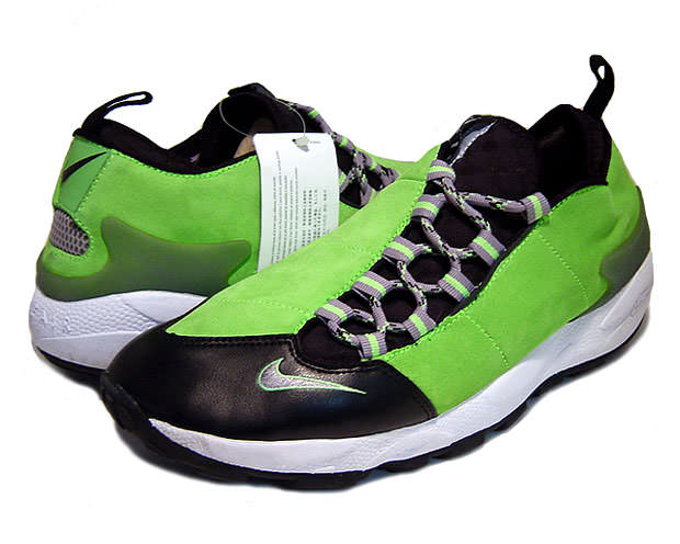 Nike Air Footscape Black/Medium Grey-Electric Green