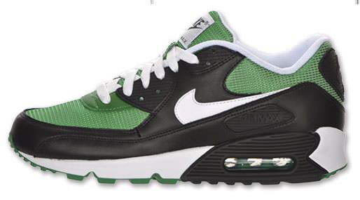 Nike Air Max 90 Black/White-Pine Green