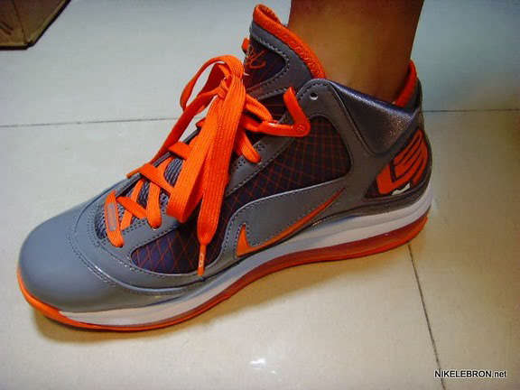 Nike Air Max LeBron VII Grey/Orange Detailed Photos