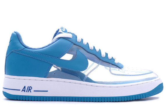 clear air force one shoes