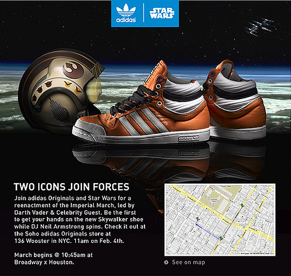 Adidas Originals & Star Wars Reenact Imperial March 