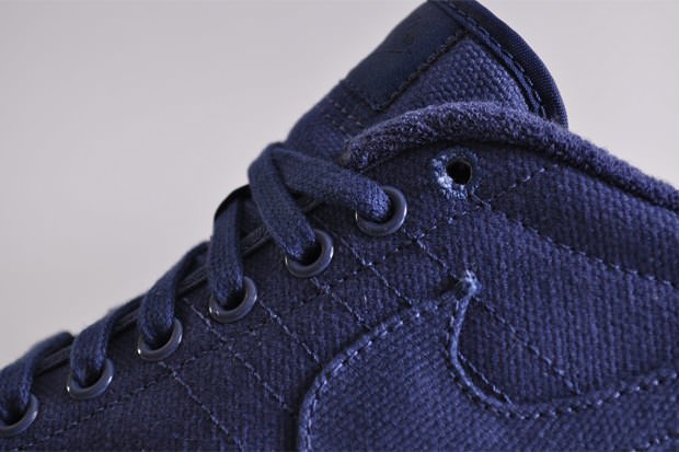 Nike All Court Low Navy Blue Canvas 