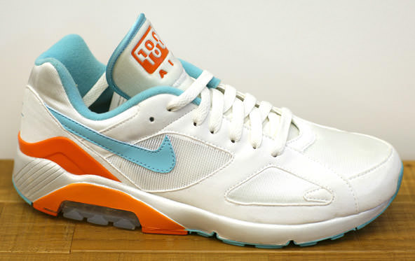 Nike Air 180 White/Teal-Orange | Nice Kicks
