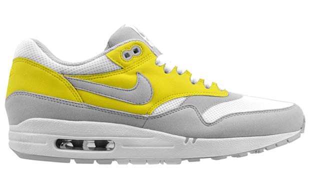Nike Air Max 1 White/Yellow-Grey