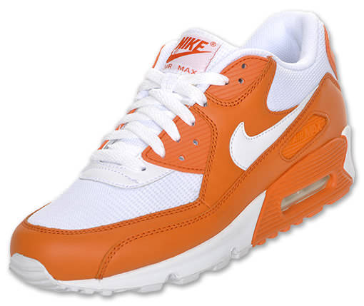 Nike Air Max 90 Orange Blaze/White-White | Nice Kicks