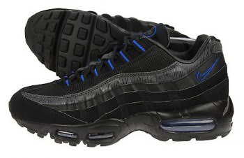 nike air max 95 black and blue