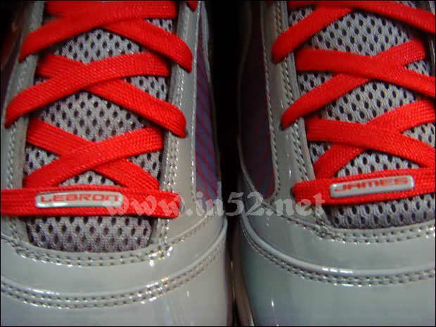 Nike Air Max LeBron VII Cool Grey/Varsity Red-White