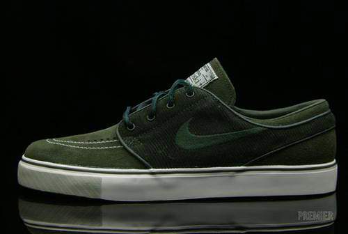 nike janoski midnight green