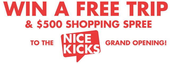 Win a Trip to Nice Kicks!