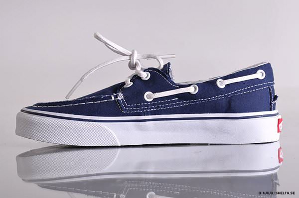 vans zapato del barco navy true white