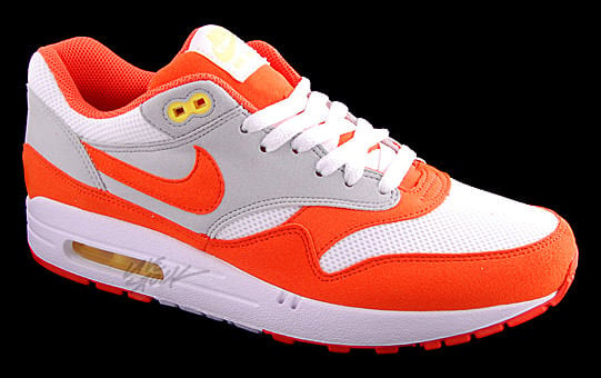 Nike Air Max 1 White/Orange Blaze