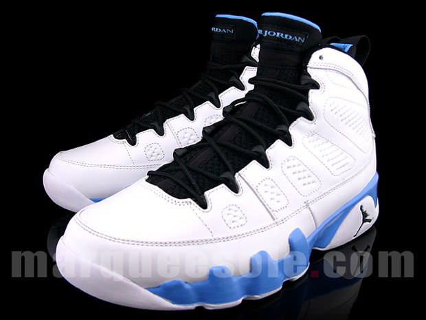 jordan 9 blue white