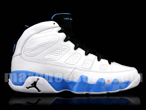 Air Jordan 9 White/Powder Blue