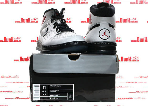 Air jordan alpha 1 white black varsity red store