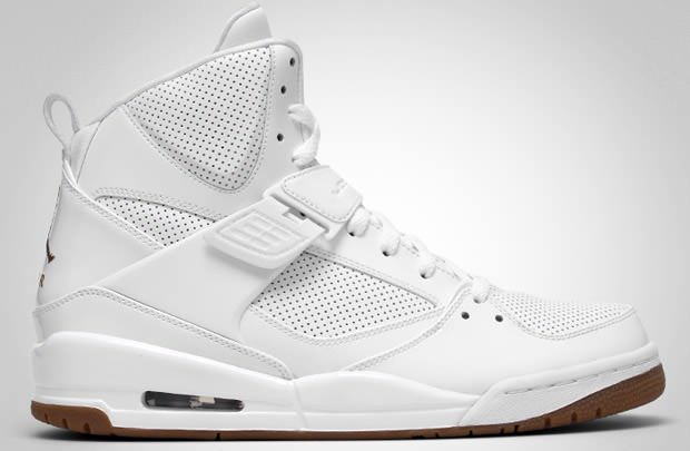 Jordan Flight 45 High Lineup - White/Khaki Brown-Gum