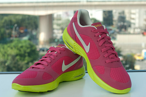 Nike Lunar Pink/Neon Yellow Nice Kicks