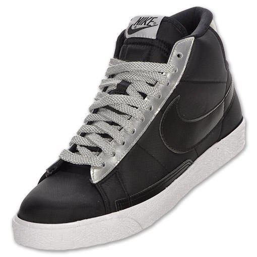 Nike Blazer Hi Black/White-Silver