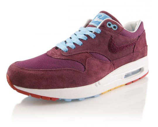 Parra x Nike Air Max 1 Burgundy Detailed Photos