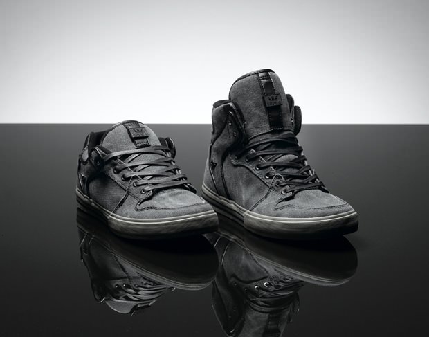 Supra Vaider Charcoal Canvas Seriesas Nice Kicks