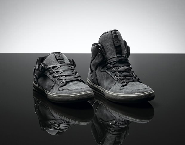 Supra Vaider Charcoal Canvas Series