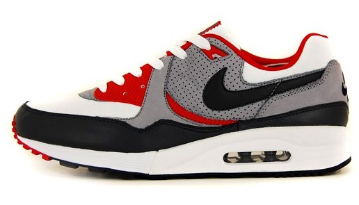 Nike Air Max Light Grey White Red 1