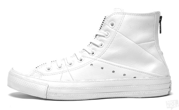 Schott for Converse Chuck Taylor "Leather Jacket" White