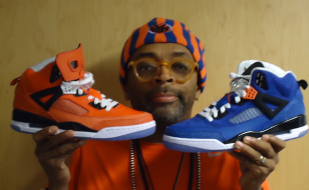 Spike Lee Unveils New Jordan Spizike "Knicks" PEs