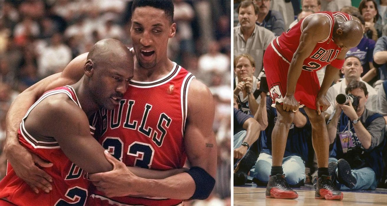 This Day In Sneaker History Michael Jordan's "Flu Game" Nice Kicks