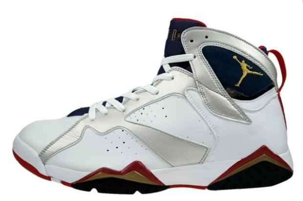 blue and gold jordan 7