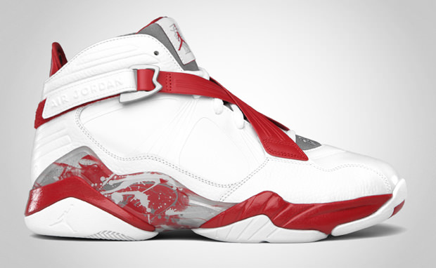 Jordan 8.0 White/Metallic Silver-Varsity Red-Stealth