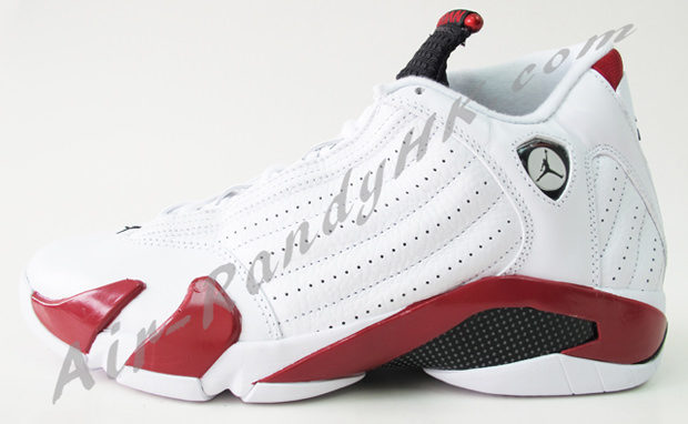 white red jordan 14