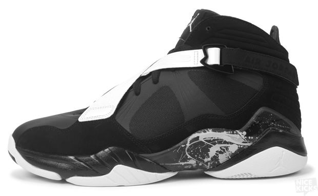 Air Jordan 8.0 Black/Dark Charcoal 