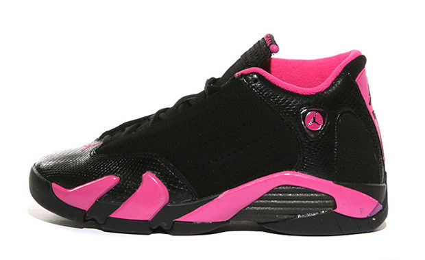 Air Jordan 14 GS Black/Desert Pink