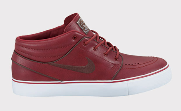 Nike Zoom Stefan Janoski Mid Premium Barn/Dark Oak-White