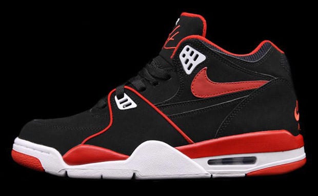 nike flight red and black