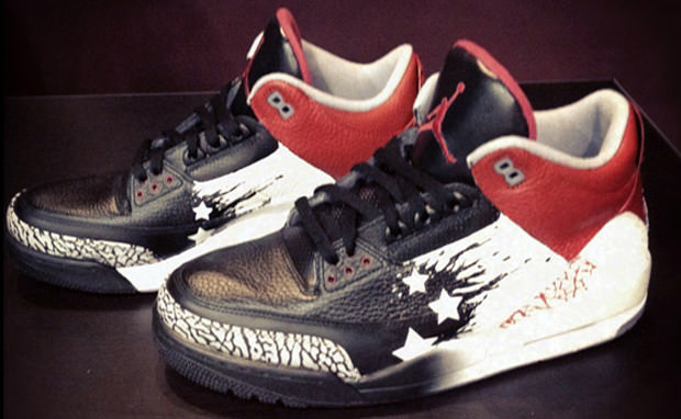 Air Jordan 3 "Dave White" Custom