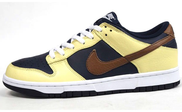 Nike Dunk Low Yellow/Navy-Brown
