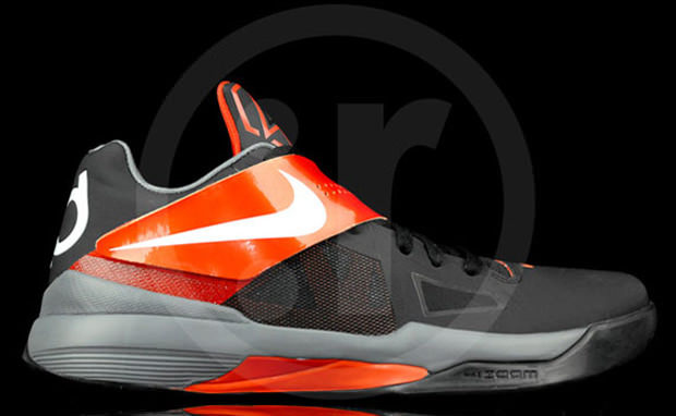Nike Zoom KD IV Black/Team Orange
